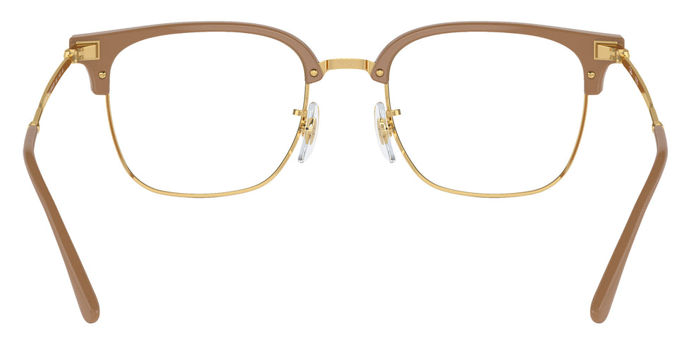 Ray-Ban RB7216 New Clubmaster 8342 51 - Beige on Gold #id:rx72168342_s:100115
