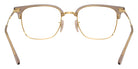 Ray-Ban RB7216 New Clubmaster 8471 51 - Beige on Gold #id:rx72168471_s:114115