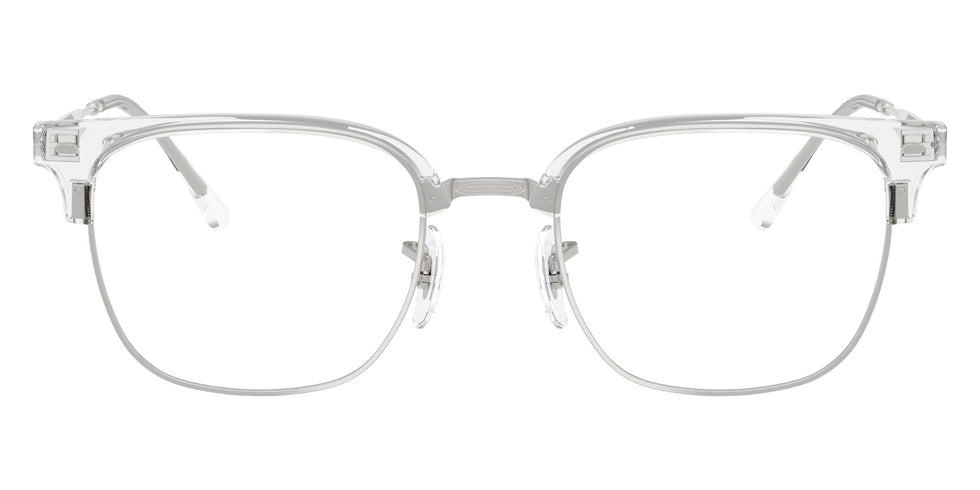 Ray-Ban RB7216F New Clubmaster 2001 53 - Transparent on Silver #id:rx7216f2001_s:100100
