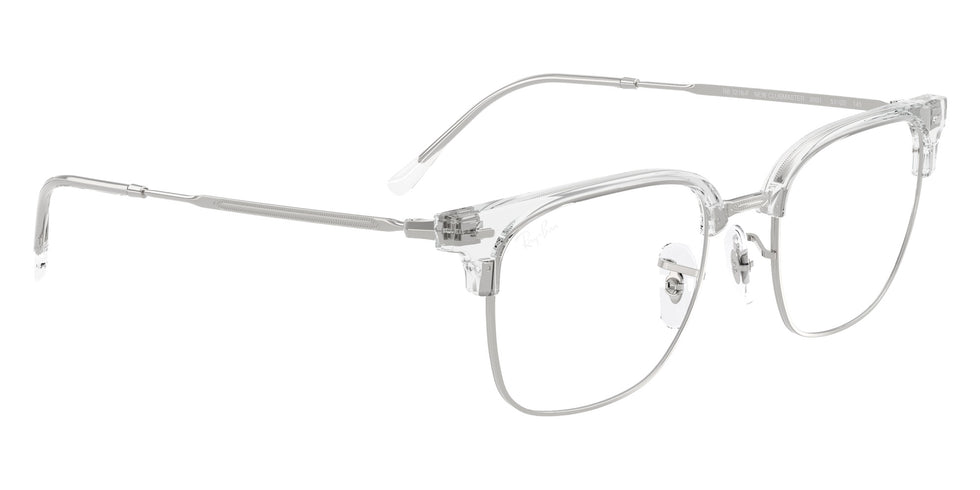 Ray-Ban RB7216F New Clubmaster 2001 53 - Transparent on Silver #id:rx7216f2001_s:100120