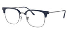 Ray-Ban RB7216F New Clubmaster 8210 53 - Blue on Gunmetal #id:rx7216f8210_s:102105