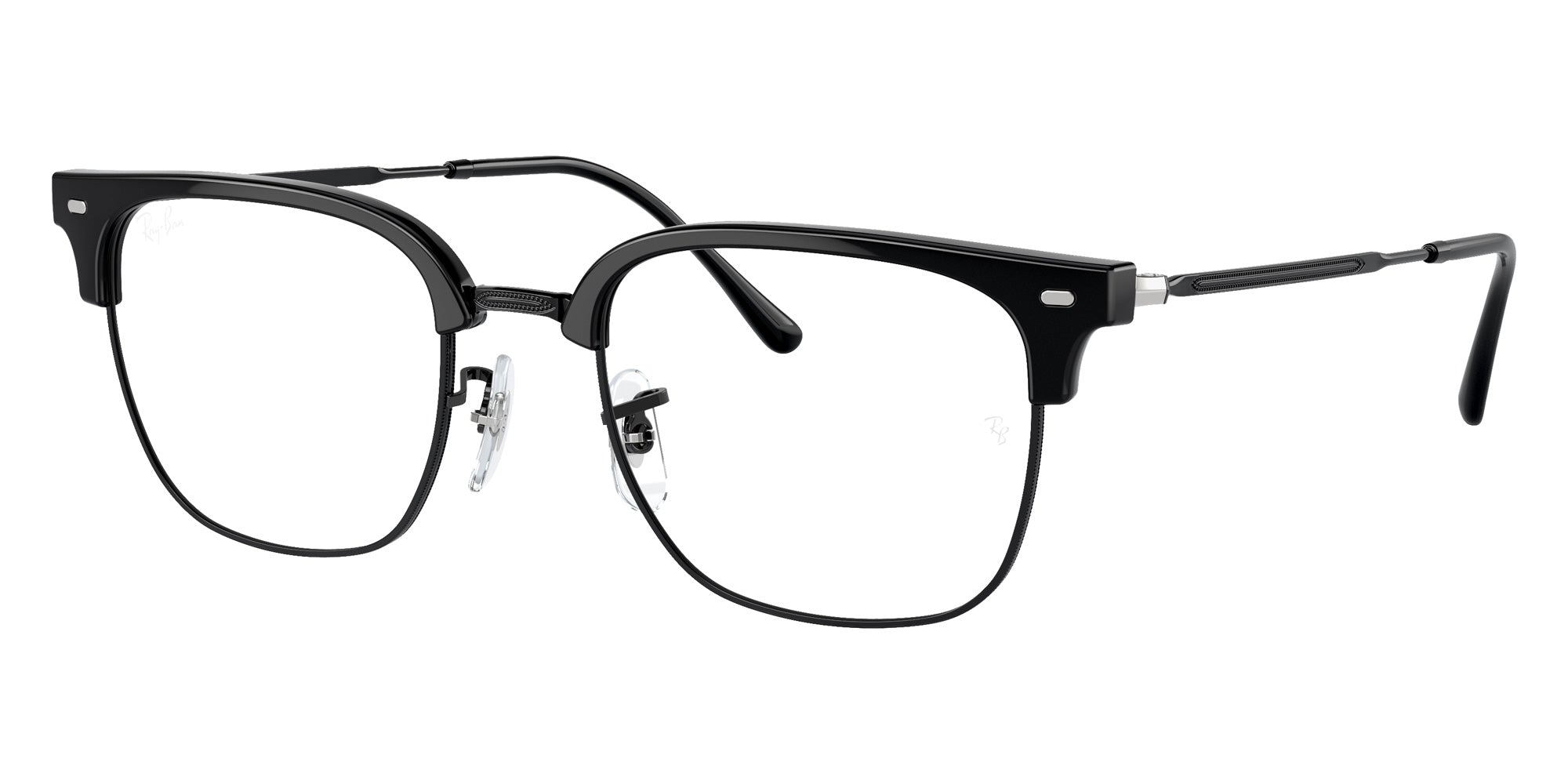 Ray-Ban RB7216F New Clubmaster 8373 53 - Black on Black #id:rx7216f8373_s:104105