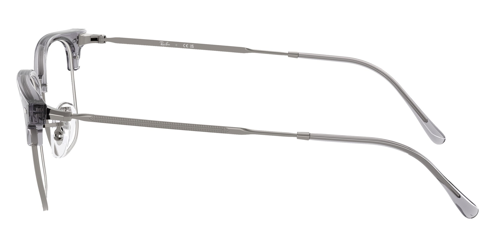 Ray-Ban RB7216F New Clubmaster 8470 53 - Gray on Gunmetal #id:rx7216f8470_s:106110