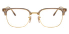 Ray-Ban RB7216F New Clubmaster 8471 53 - Beige on Gold #id:rx7216f8471_s:108100