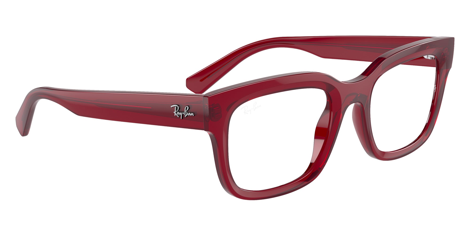 Ray-Ban RB7217 Chad Bio-Based 8265 52 - Transparent Red #id:rx72178265_s:100120