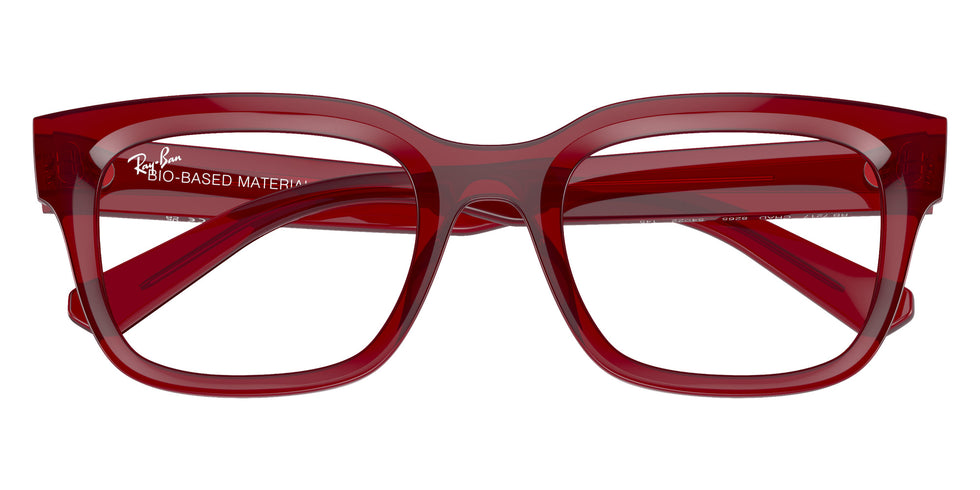 Ray-Ban RB7217 Chad Bio-Based 8265 52 - Transparent Red #id:rx72178265_s:100125
