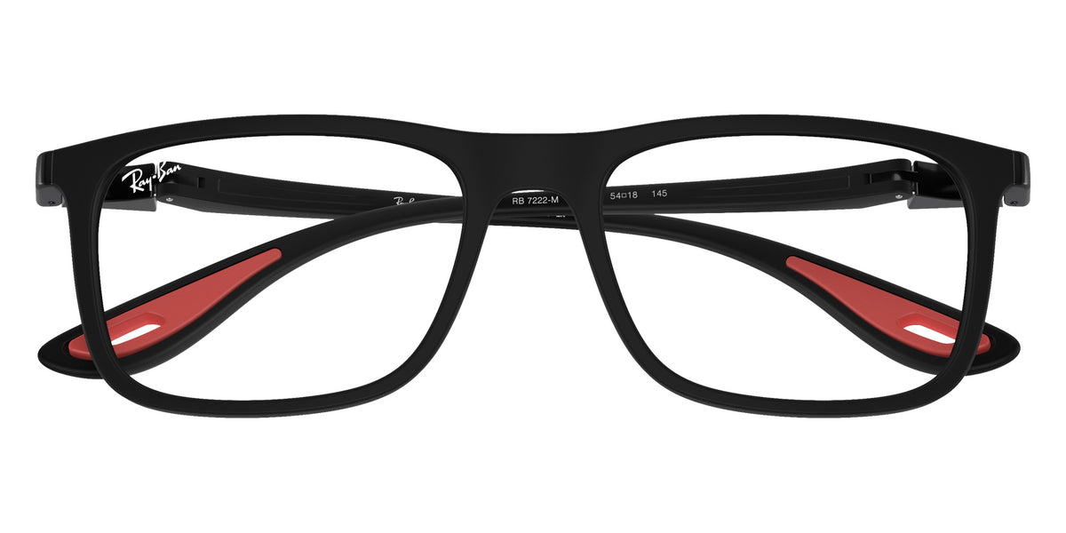 Ray-Ban RB7222M Scuderia Ferrari Collection F602 54 - Black #id:rx7222mf602_s:100125