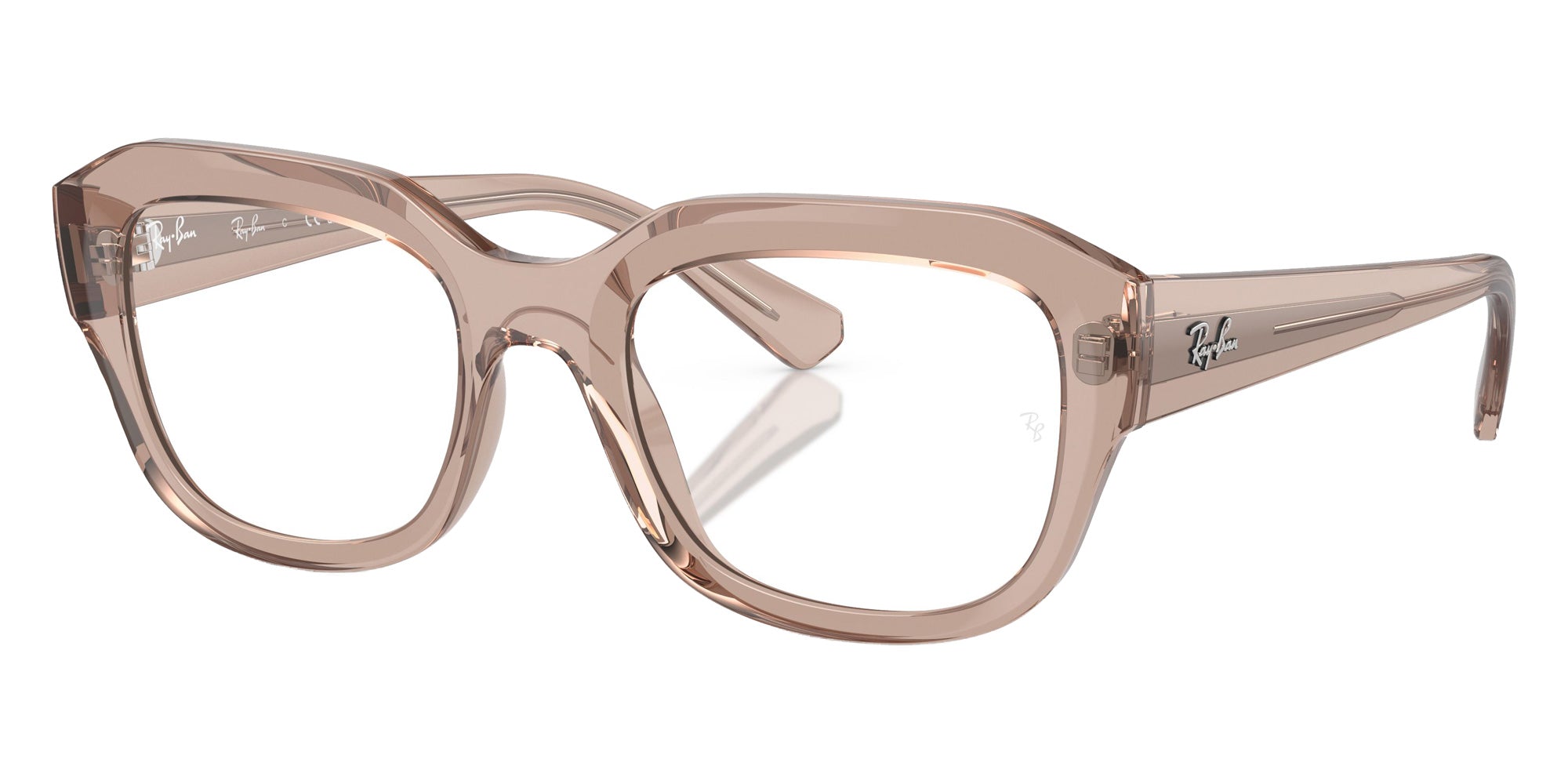 Ray-Ban RB7225F Leonid 8317 54 - Transparent Light Brown #id:rx7225f8317_s:100105
