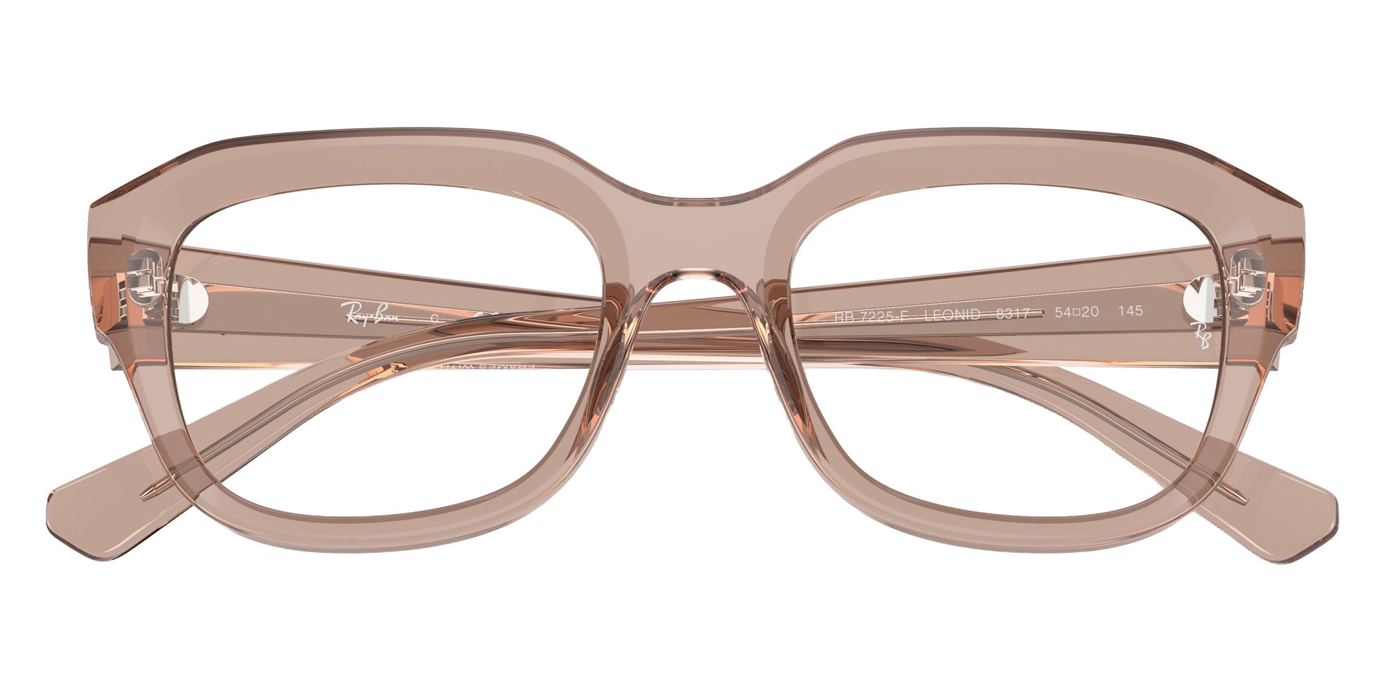 Ray-Ban RB7225F Leonid 8317 54 - Transparent Light Brown #id:rx7225f8317_s:100125