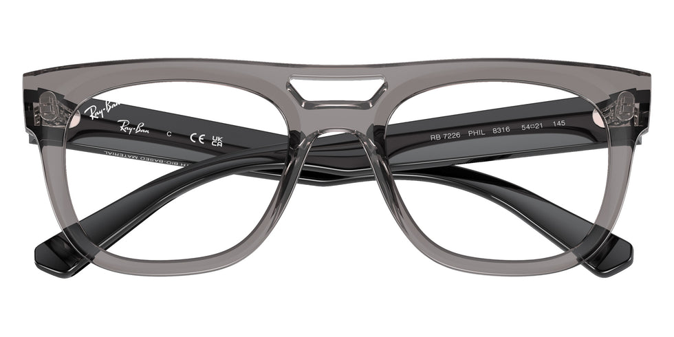 Ray-Ban RB7226 Lloyd 8316 54 - Transparent Gray #id:rx72268316_s:100125