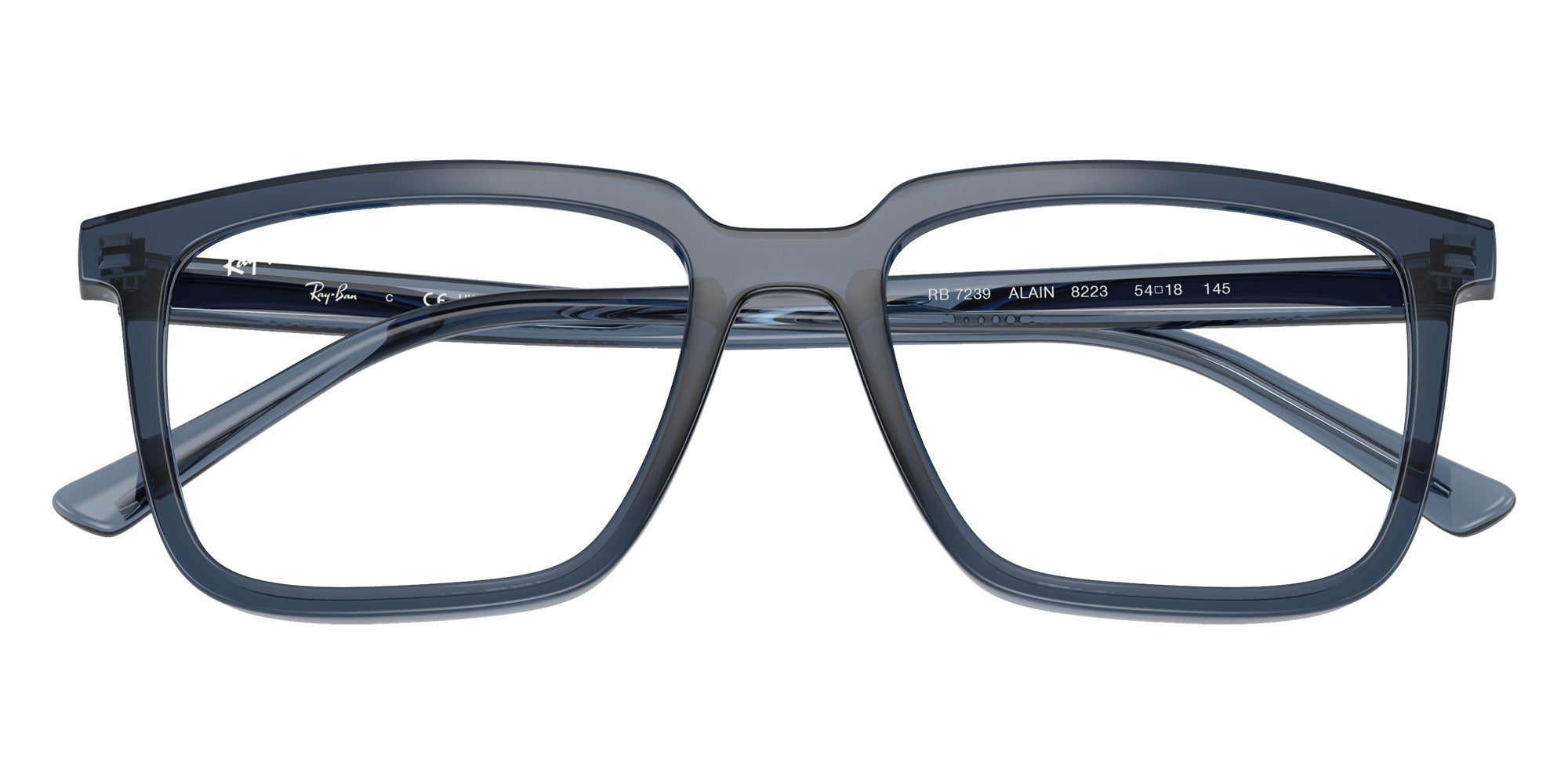 Ray-Ban RB7239 Alain 8223 52 - Transparent Blue #id:rx72398223_s:100125