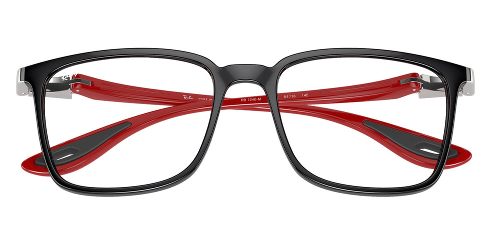 Ray-Ban RB7240M Scuderia Ferrari Collection F644 54 - Black #id:rx7240mf644_s:100125