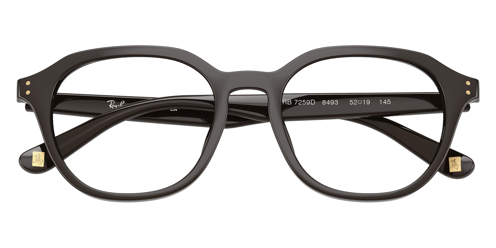 Ray-Ban RB7259D Year Of The Horse Edition 8493 52 - Full Dark Brown #id:rx7259d8493_s:100125