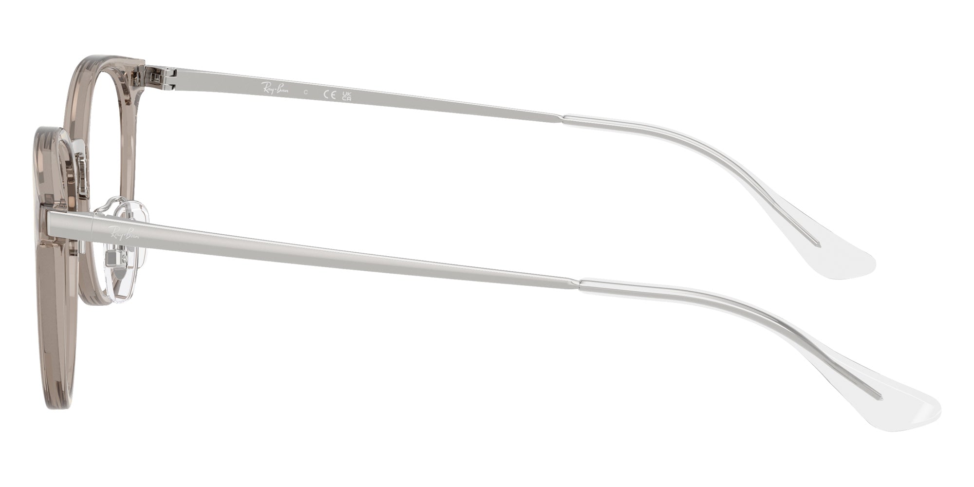 Ray-Ban RB7266D 8125 49 - Transparent Gray #id:rx7266d8125_s:104110