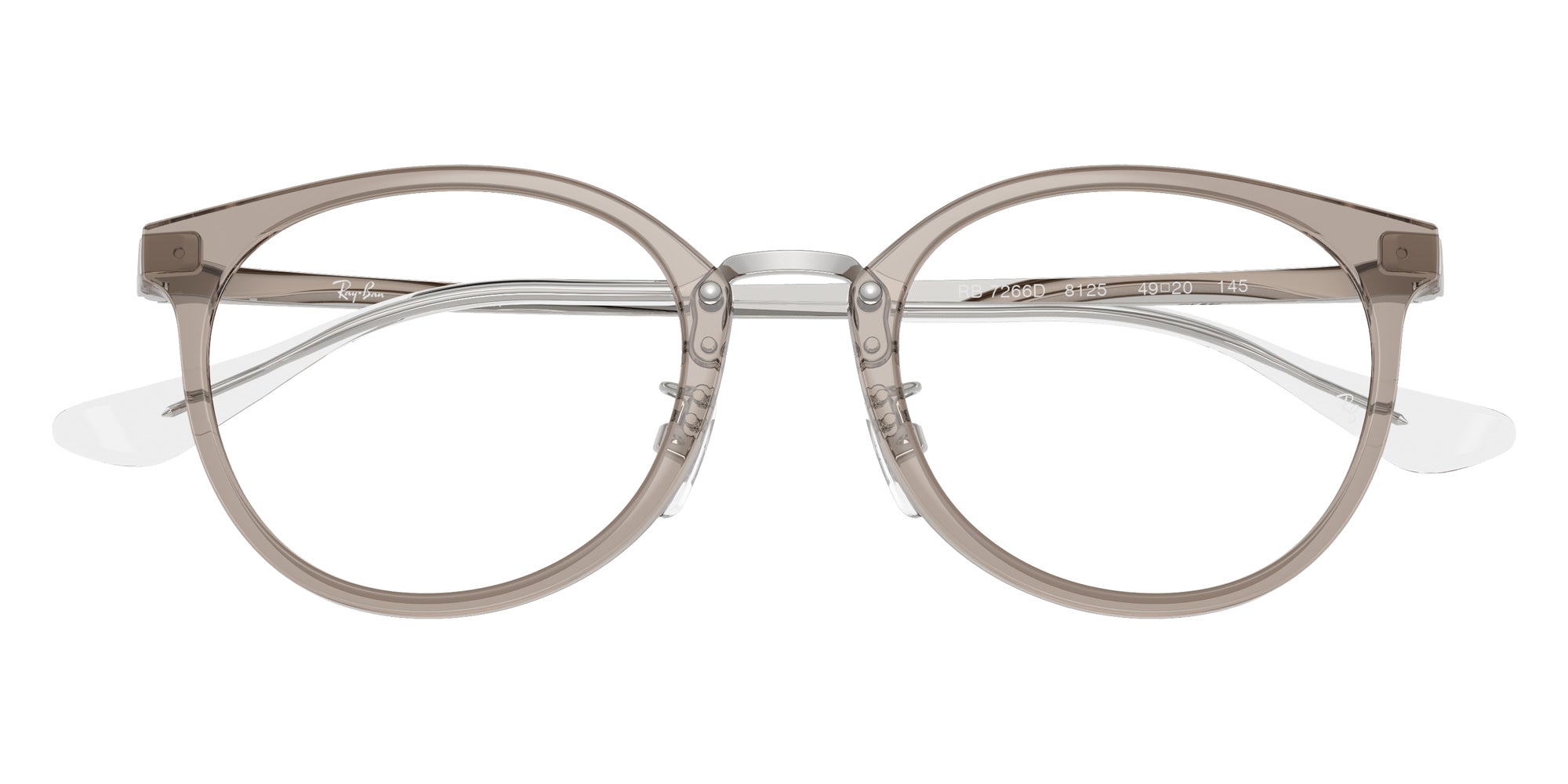 Ray-Ban RB7266D 8125 49 - Transparent Gray #id:rx7266d8125_s:104125