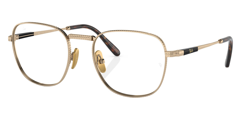 Ray-Ban RB8258V Frank II Titanium 1220 48 - Arista Gold #id:rx8258v1220_s:100105