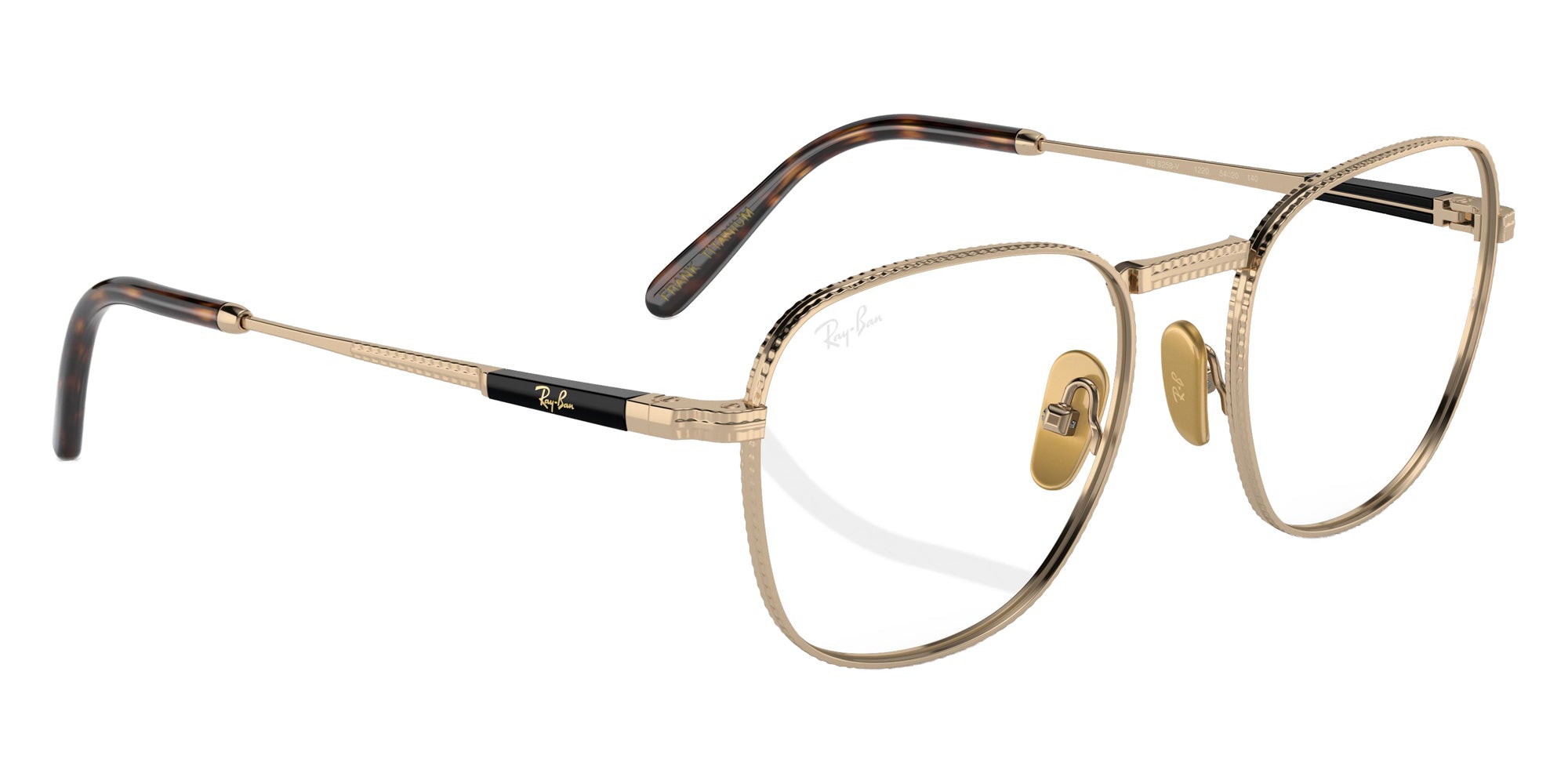 Ray-Ban RB8258V Frank II Titanium 1220 48 - Arista Gold #id:rx8258v1220_s:100120