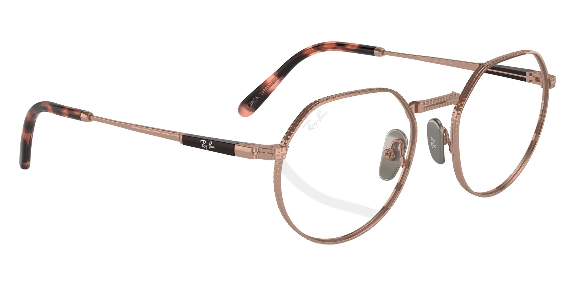 Ray-Ban RB8265V Jack II Titanium 1236 51 - Rose Gold #id:rx8265v1236_s:100120