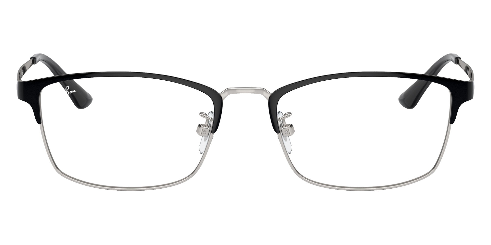 Ray-Ban RB8772D Titanium Square Eyeglasses | EyeOns.com
