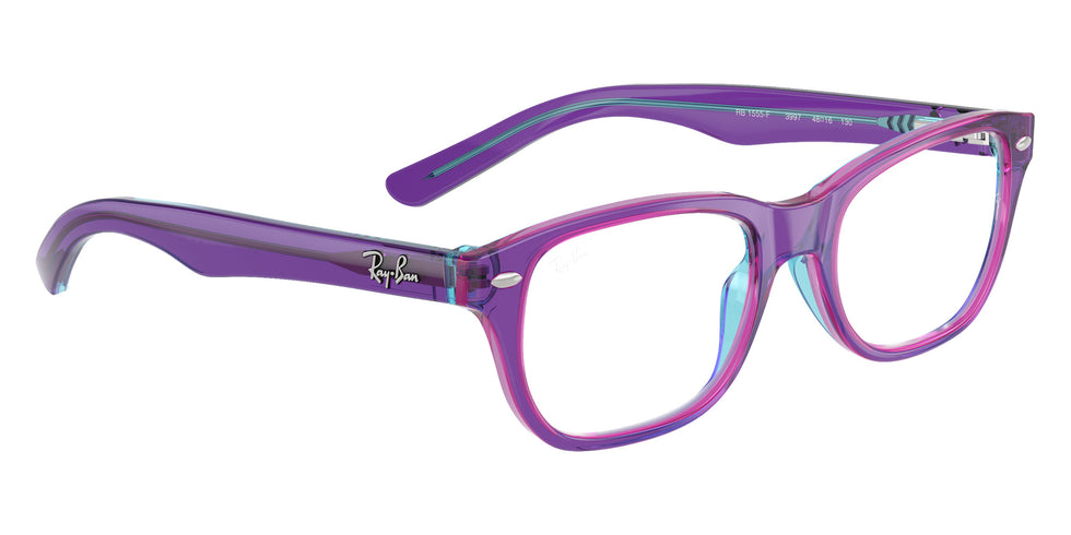 Ray-Ban RB1555F 3997 48 - Transparent Violet & Light Blue #id:ry1555f3997_s:100120