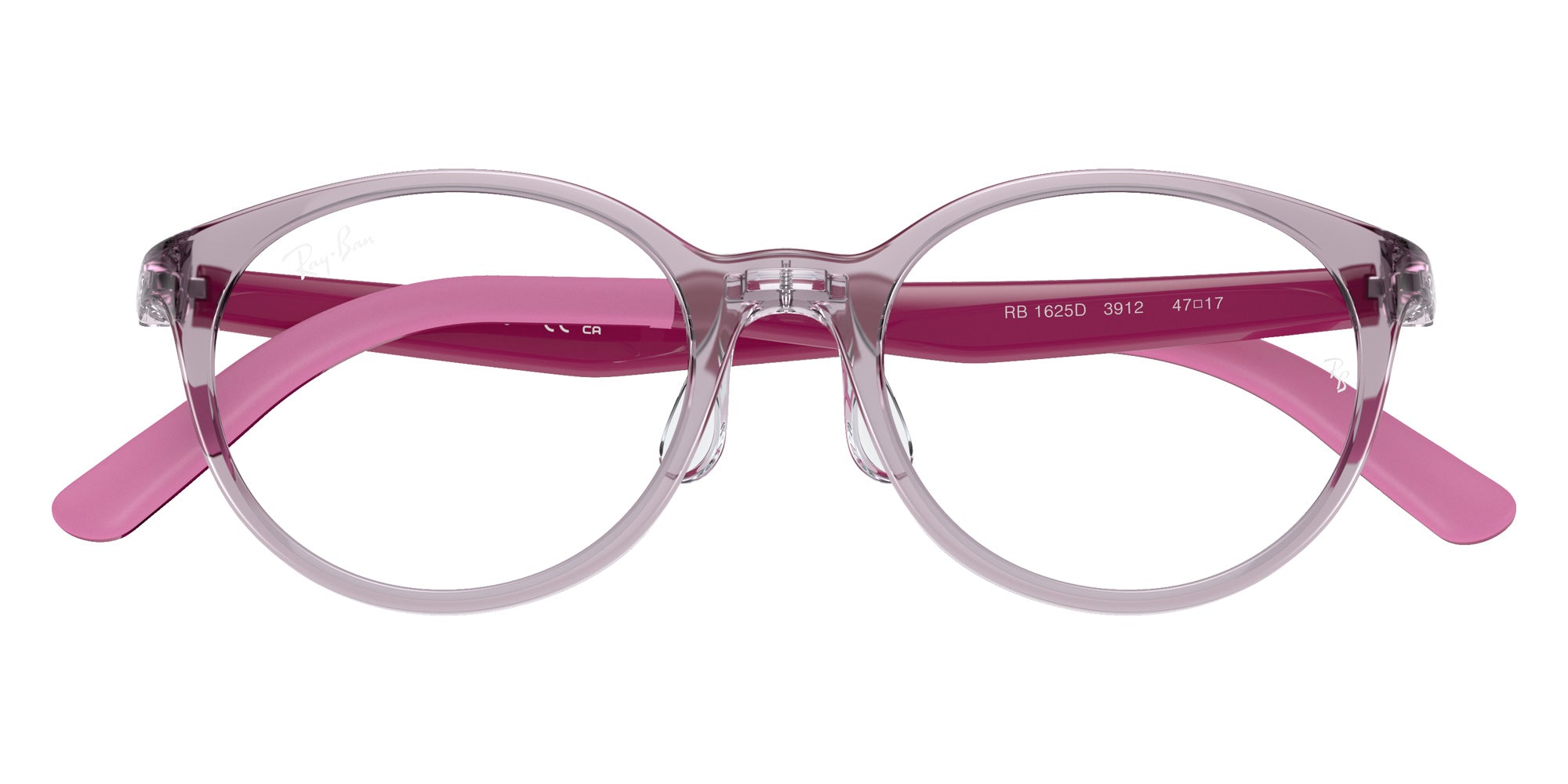 Ray-Ban RB1625D 3912 47 - Transparent Pink #id:ry1625d3912_s:100125