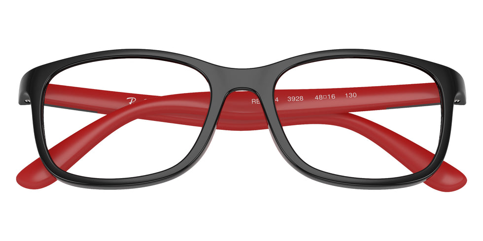 Ray-Ban RB1644 3928 46 - Black on Rubber Red #id:ry16443928_s:100125
