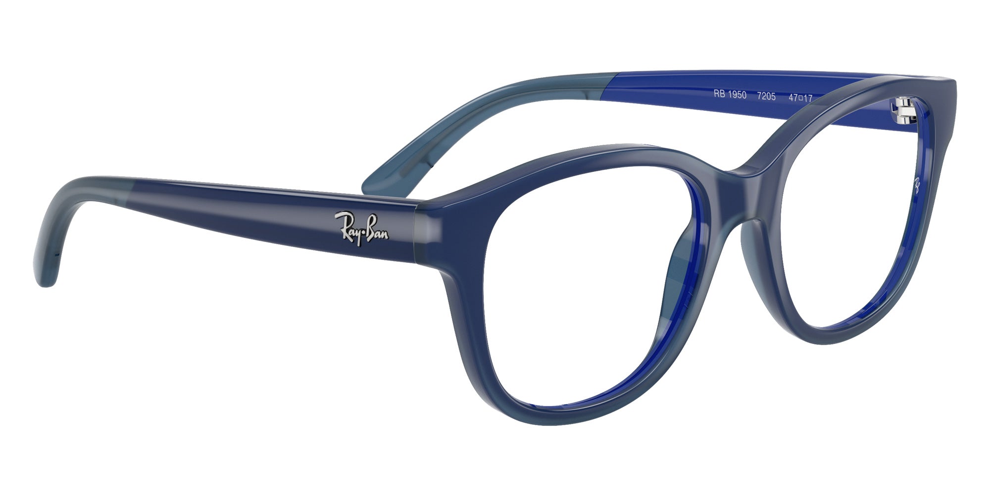 Ray-Ban RB1950 Bio-Based 7205 44 - Blue on Transparent Blue #id:ry19507205_s:104120