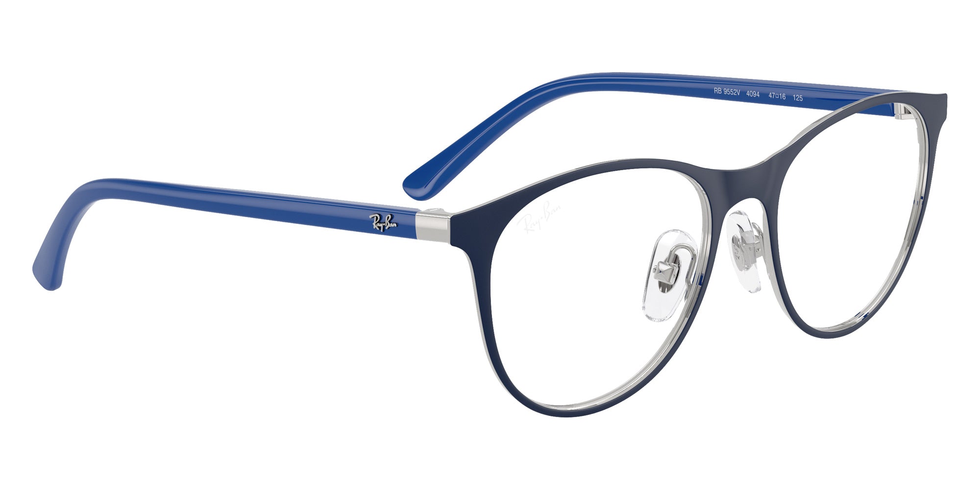 Ray-Ban RB9552V 4094 45 - Matte Blue on Silver #id:ry9552v4094_s:100120