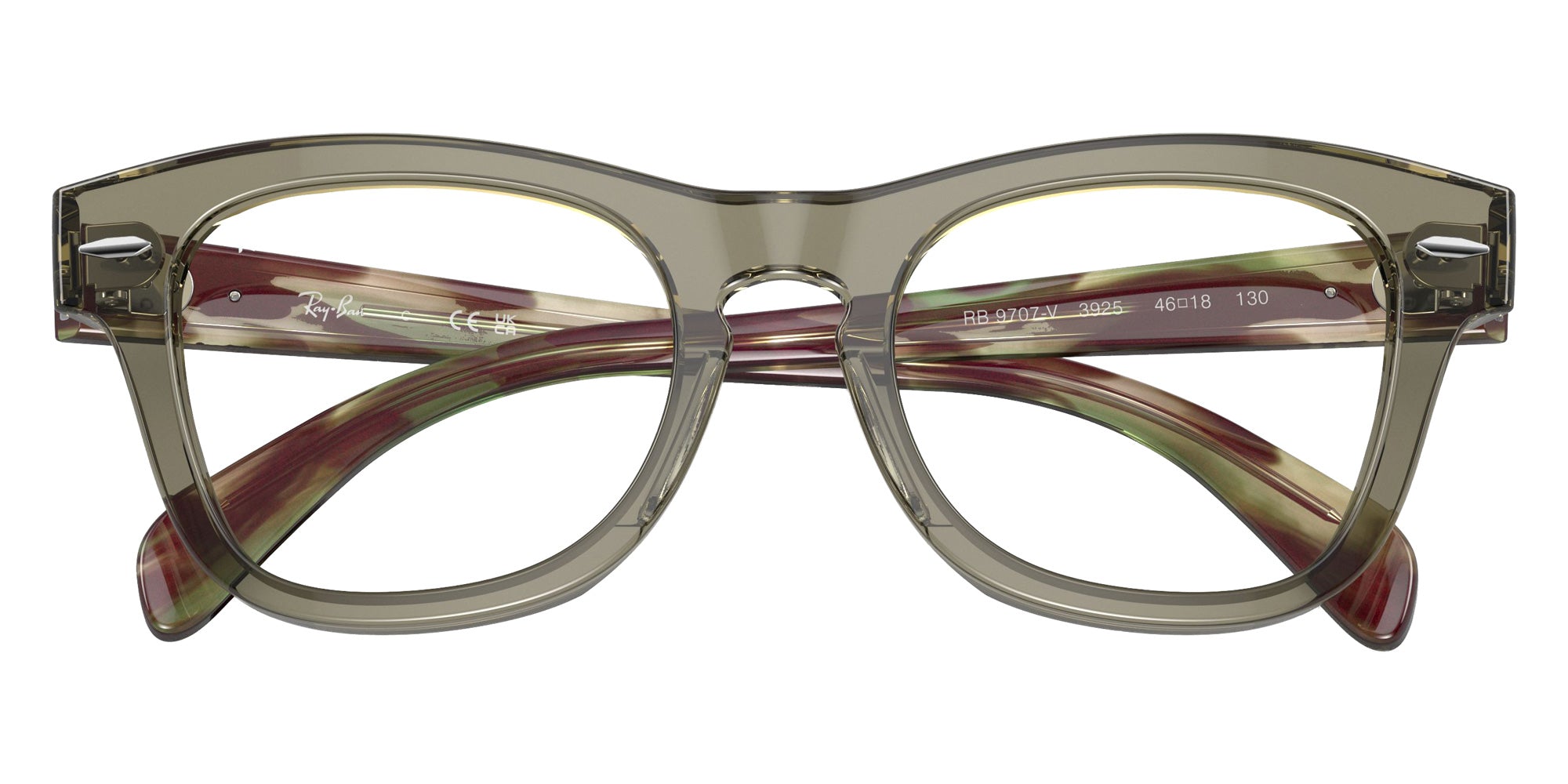 Ray-Ban RB9707V 3925 46 - Transparent Green #id:ry9707v3925_s:100125