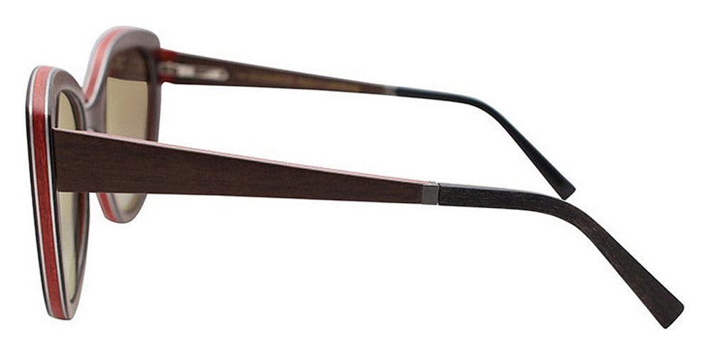 Gold & Wood GAW SABAH 03 55 - Brown Tanganyika/Coral Bolivar / Polarized Gray Gradient