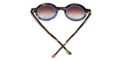 Sabine Be Be Addict Sun 120 45 - Tortoiseshell Veined Dark Shiny/Blue Majorelle Shiny #id:sbebeaddictsun120_s:108115