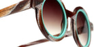 Sabine Be Be Addict Sun 378 45 - Horn Vintage Shiny/Turquoise Shiny #id:sbebeaddictsun378_s:118115