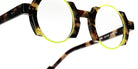 Sabine Be Be Balloon 388 44 - Tortoiseshell Khaki Shiny/Yellow Fluorescent Satin #id:sbebeballoon388_s:100115
