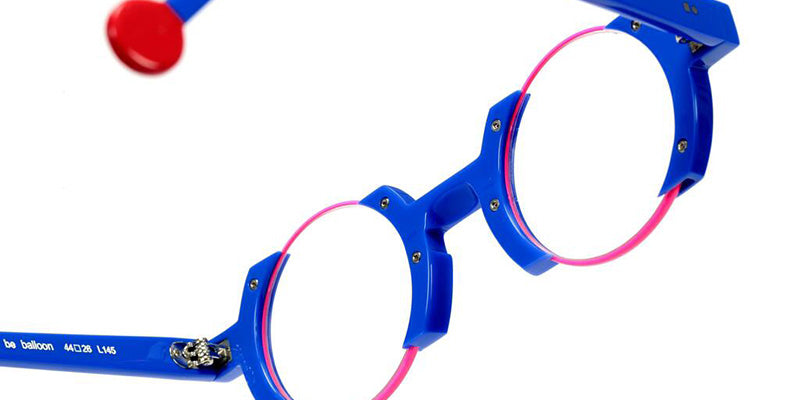 Sabine Be Be Balloon 717 44 - Blue Majorelle Shiny/Rose Fluorescent Satin #id:sbebeballoon717_s:102115