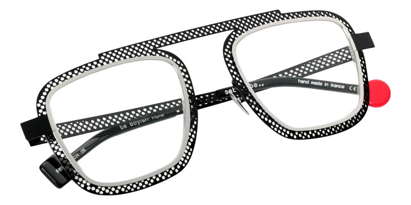 Sabine Be Be Boyish Hole 859 52 - Black Shiny/Palladium Polished #id:sbebeboyishhole859_s:100100