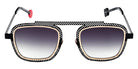 Sabine Be Be Boyish Hole Sun 656 52 - Black Shiny Perforated/Or Rose Polished #id:sbebeboyishholesun656_s:100110