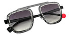 Sabine Be Be Boyish Hole Sun 859 52 - Black Shiny/Palladium Polished #id:sbebeboyishholesun859_s:104100