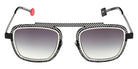 Sabine Be Be Boyish Hole Sun 859 52 - Black Shiny/Palladium Polished #id:sbebeboyishholesun859_s:104110