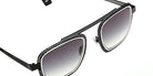 Sabine Be Be Boyish Hole Sun 859 52 - Black Shiny/Palladium Polished #id:sbebeboyishholesun859_s:104115