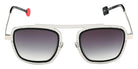Sabine Be Be Boyish Hole Sun 860 52 - Palladium Polished/Black Satin #id:sbebeboyishholesun860_s:106110