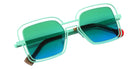 Sabine Be Be Clush Wire Sun 125 53 - Turquoise Satin #id:sbebeclushwiresun125_s:100100