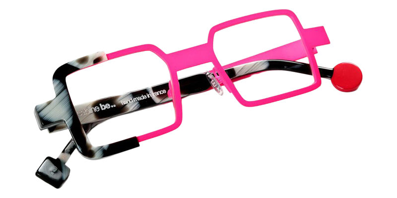 Sabine Be Be Cubic 407 44 - Horn Shiny/Rose Fluorescent Satin #id:sbebecubic407_s:100100