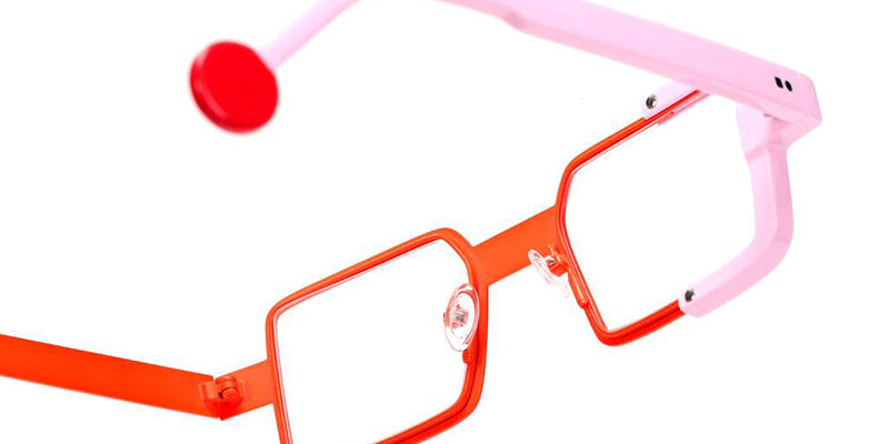 Sabine Be Be Cubic 878 44 - Orange Fluorescent Satin/Rose Pastel Shiny #id:sbebecubic878_s:106115