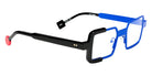 Sabine Be Be Cubic 880 44 - Blue Majorelle Satin/Black Shiny #id:sbebecubic880_s:110105