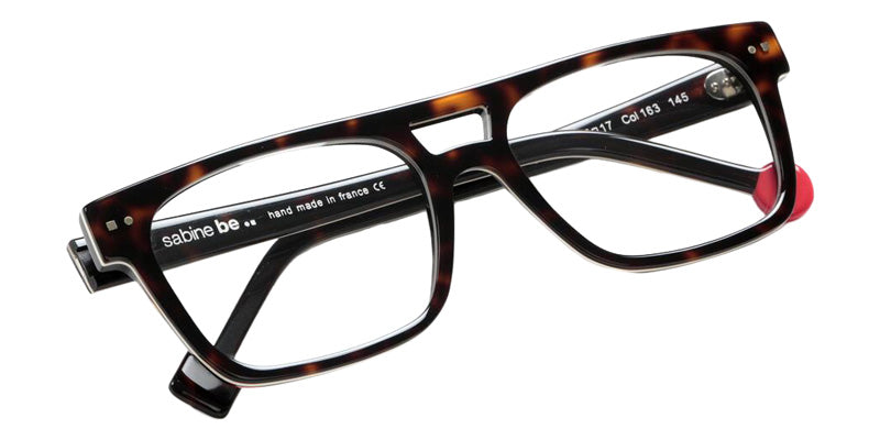 Sabine Be Be Dandy 163 55 - Tortoiseshell Veined Dark/White/Tortoiseshell Veined Dark Shiny #id:sbebedandy163_s:104100