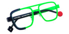 Sabine Be Be Fierce 840 50 - Green Fluorescent Satin/Blue Night Shiny #id:sbebefierce840_s:110100