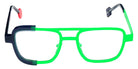 Sabine Be Be Fierce 840 50 - Green Fluorescent Satin/Blue Night Shiny #id:sbebefierce840_s:110110