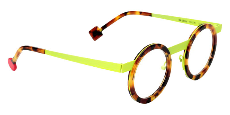 Sabine Be Be Gipsy 210 43 - Tortoiseshell Fawn Shiny/Yellow Fluorescent Satin #id:sbebegipsy210_s:102105
