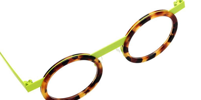 Sabine Be Be Gipsy 210 43 - Tortoiseshell Fawn Shiny/Yellow Fluorescent Satin #id:sbebegipsy210_s:102115