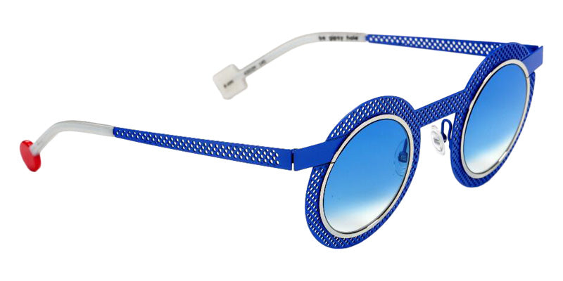 Sabine Be Be Gipsy Hole Sun 499 43 - Blue Majorelle Satin Perforated/Palladium Polished #id:sbebegipsyholesun499_s:102105
